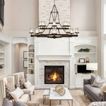 LIAISON 58" Round Chandelier