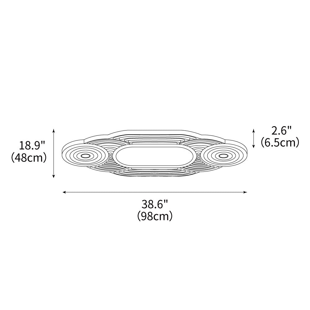 Lianyan Ceiling Lamp 38.6"