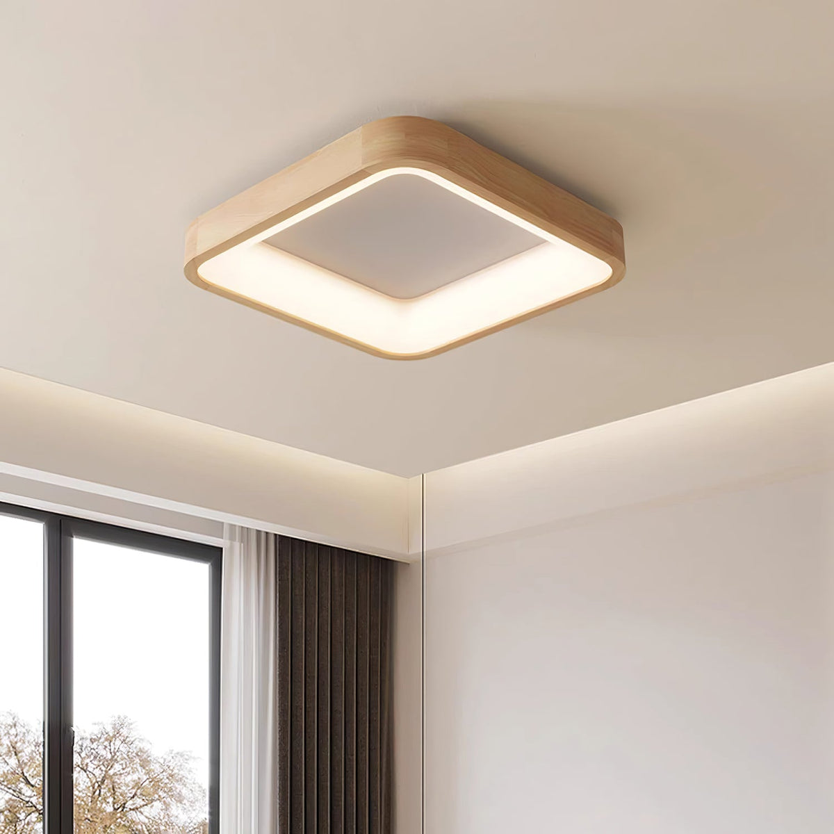 Ligna Square Ceiling Light