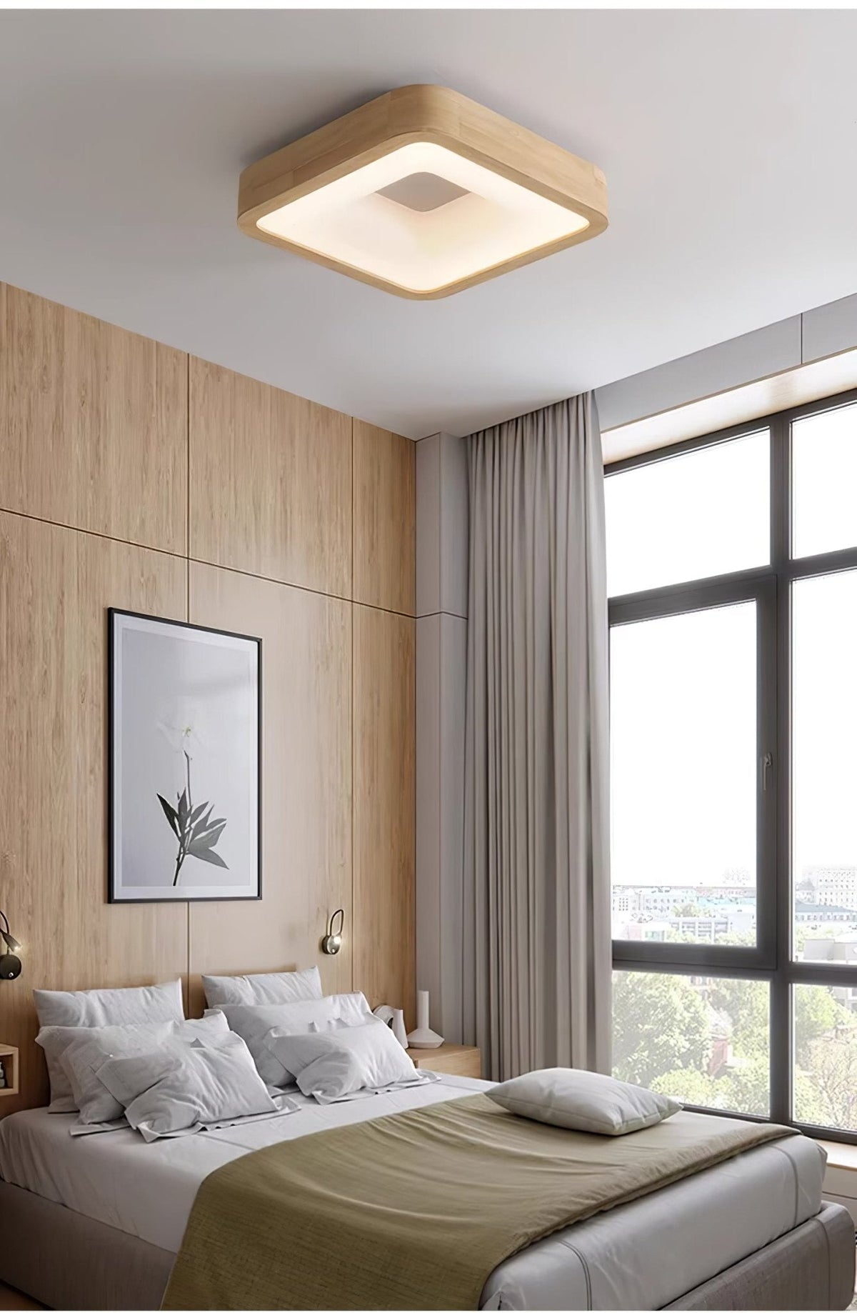 Ligna Square Ceiling Light