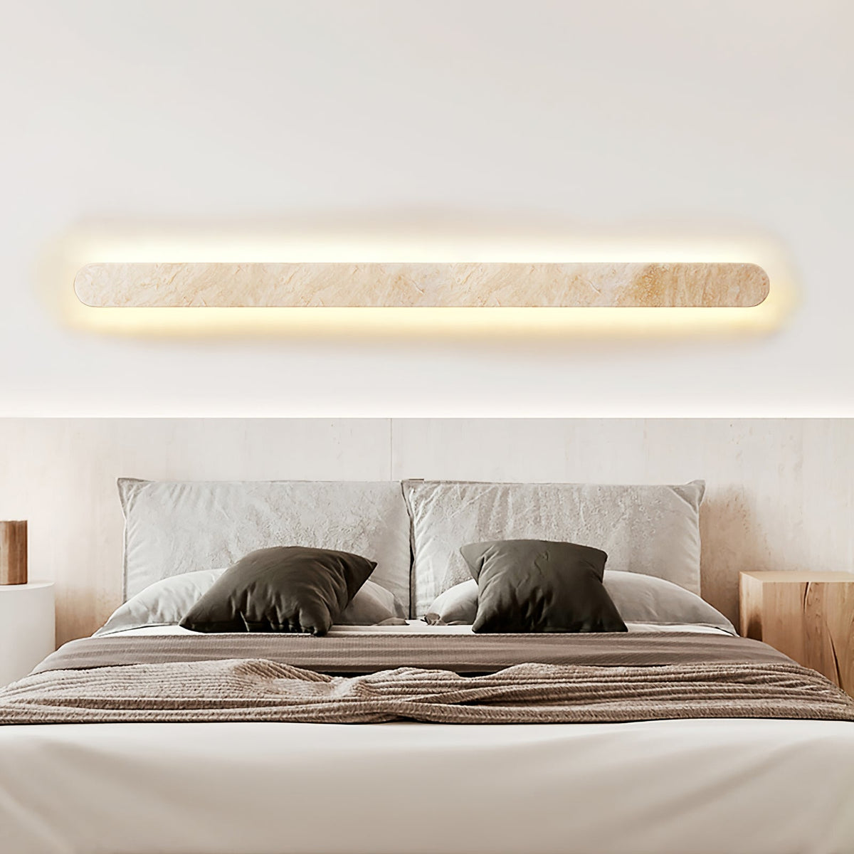 Lior Travertine Wall Light