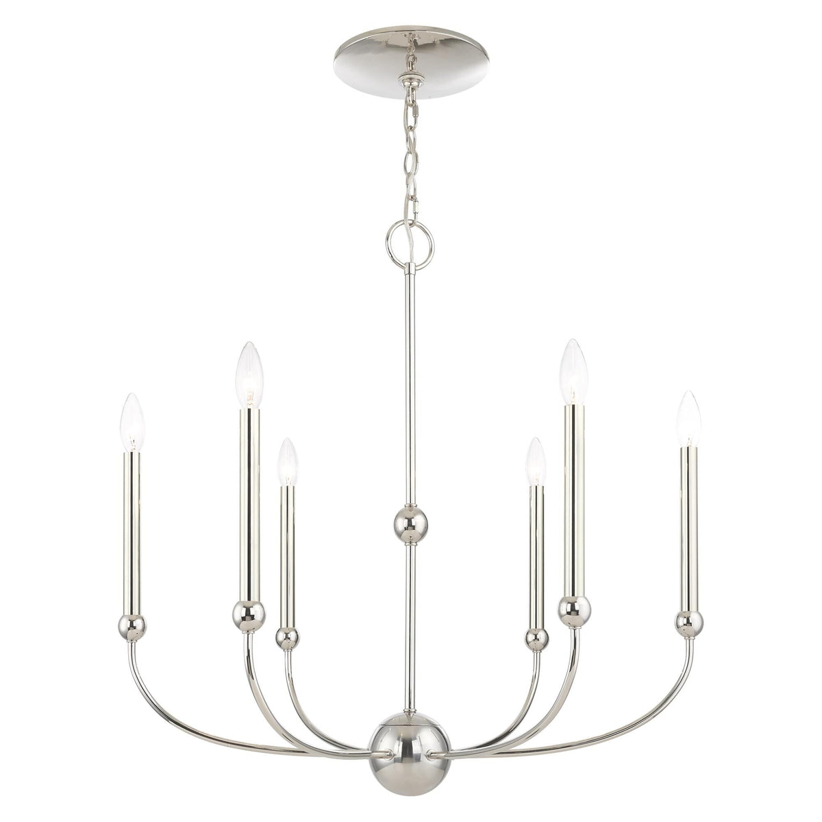 Livex Lighting Cortlandt 6 Light Chandelier Cp413041