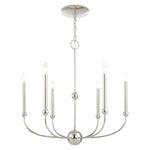 Livex Lighting Cortlandt 6 Light Chandelier Cp413041