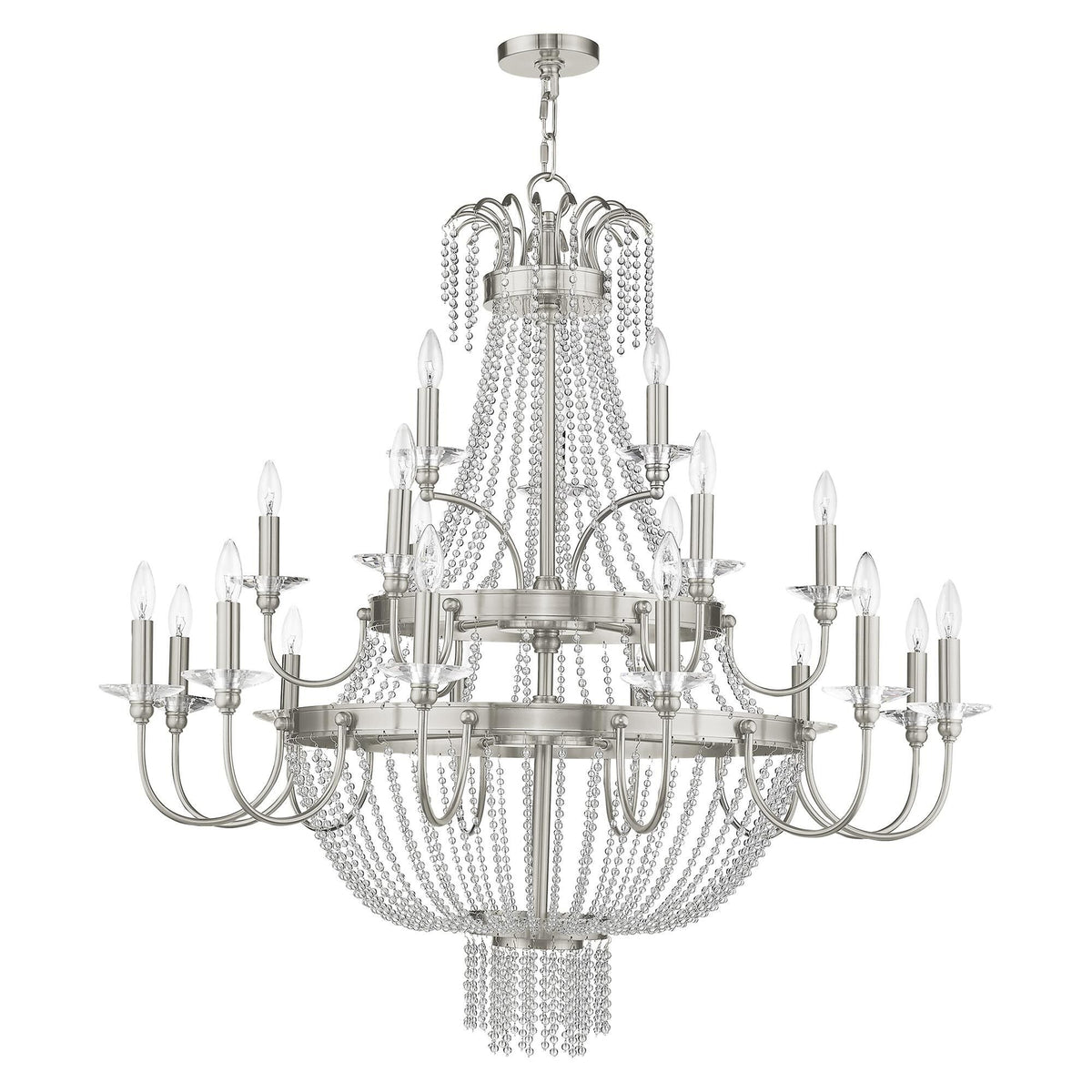 Livex Lighting Valentina 42 Inch 21 Light Chandelier Cp77841