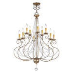 Livex Lighting Isabella 32 Inch 10 Light Chandelier Cp77867