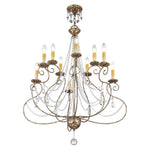 Livex Lighting Isabella 32 Inch 10 Light Chandelier Cp77867