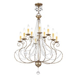 Livex Lighting Isabella 32 Inch 10 Light Chandelier Cp77867