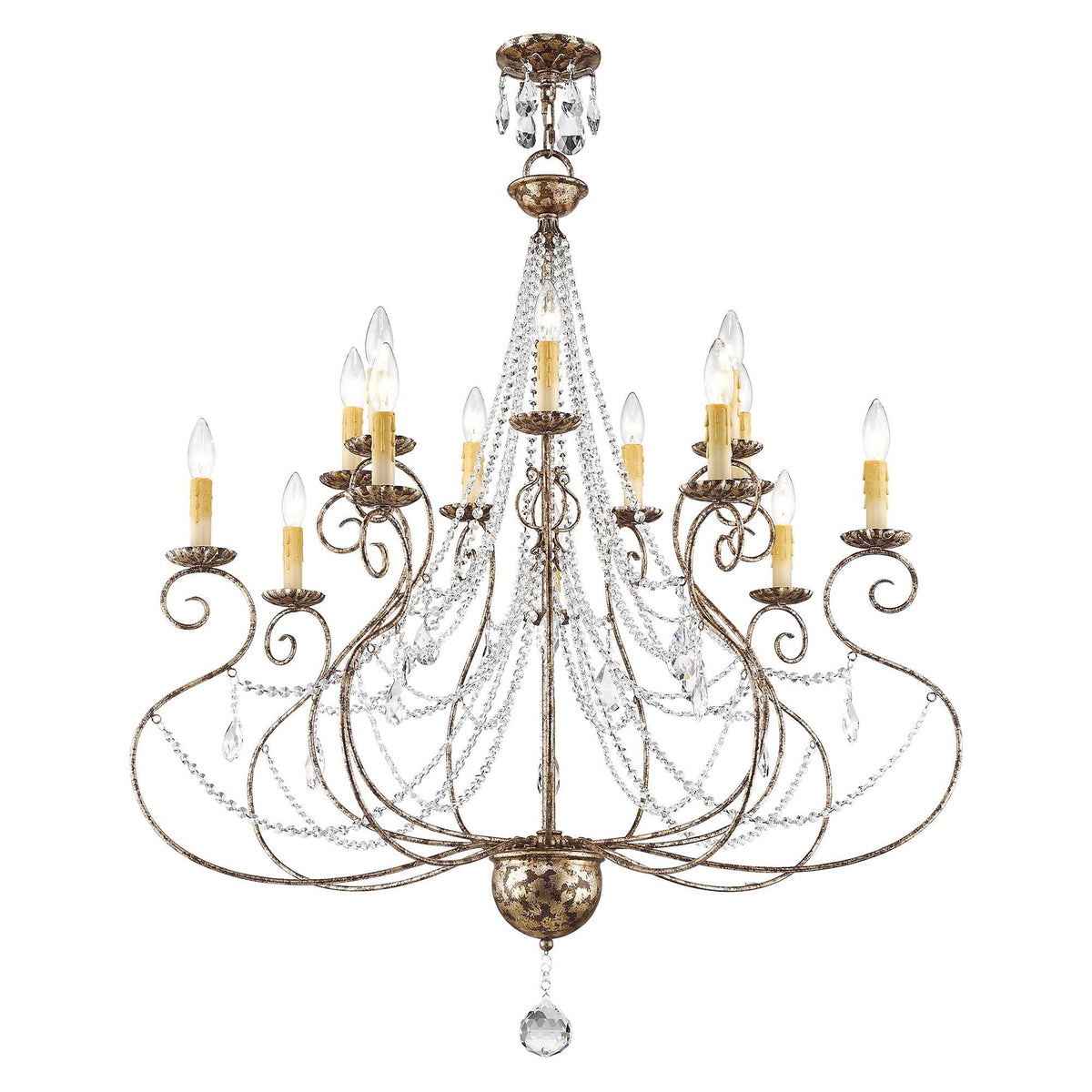 Livex Lighting Isabella 36 Inch 14 Light Chandelier Cp77871