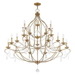 Livex Lighting Chesterfield 46 Inch 30 Light Chandelier Cp90304
