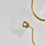 Lotus Leaf Glass Chandelier