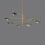 Lotus Leaves Glass Chandelier