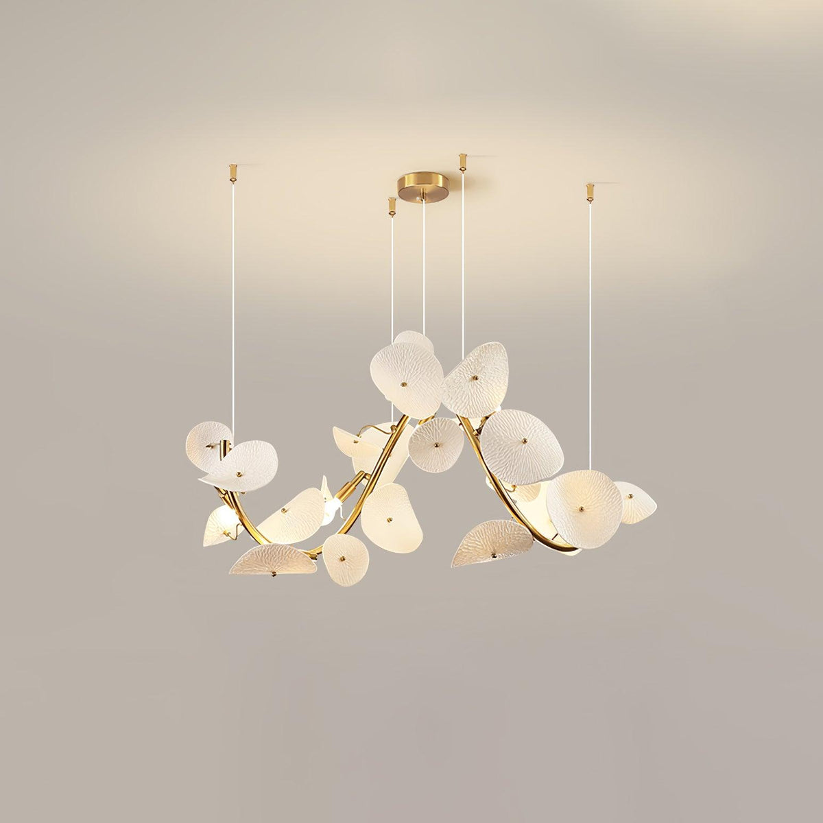 Lotus Petal Chandelier