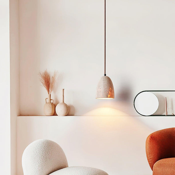 Luminary Stone Pendant Lamp 4.7"