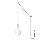 Luna Orb Pendant Swag Light 5.9"