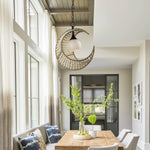 Lunar Crest Pendant Lamp 15"