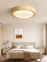 Lunor Wood Ring Ceiling Light