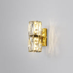 Luxury Crystal Column LED Wall Lamp