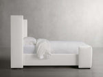 Wyller Channel-Stitched Twin Bed with High Footboard