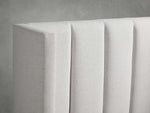 Wyller Channel-Stitched Twin Bed with High Footboard