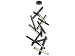 Modern Forms Chaos 15-Light Black LED Pendant