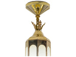 Meyda Brass With Steel Cylinder Pendant
