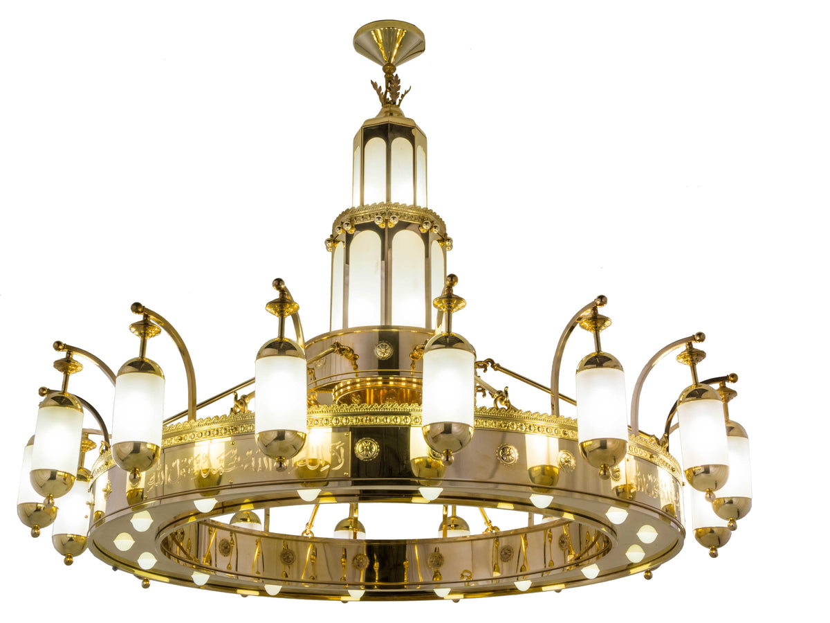 Meyda Brass With Steel Cylinder Pendant
