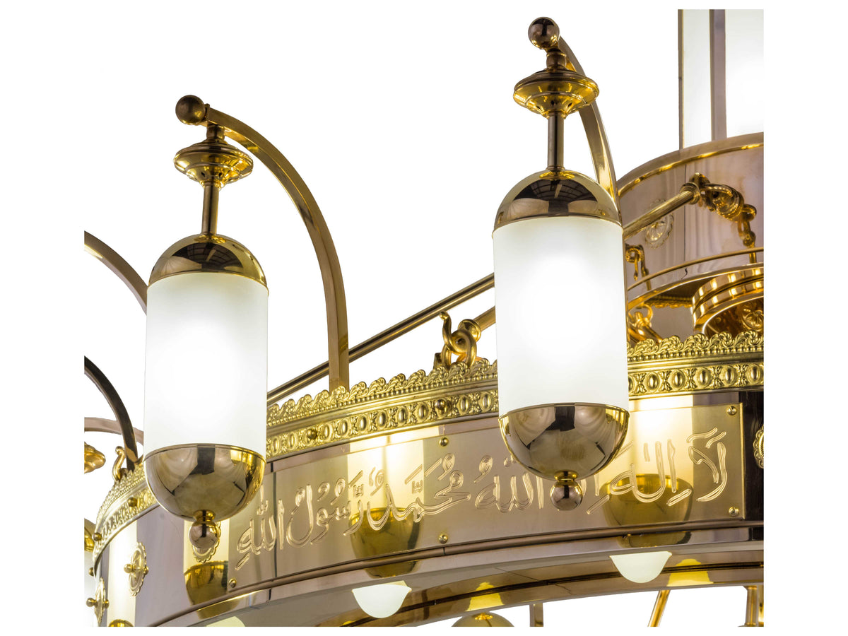 Meyda Brass With Steel Cylinder Pendant