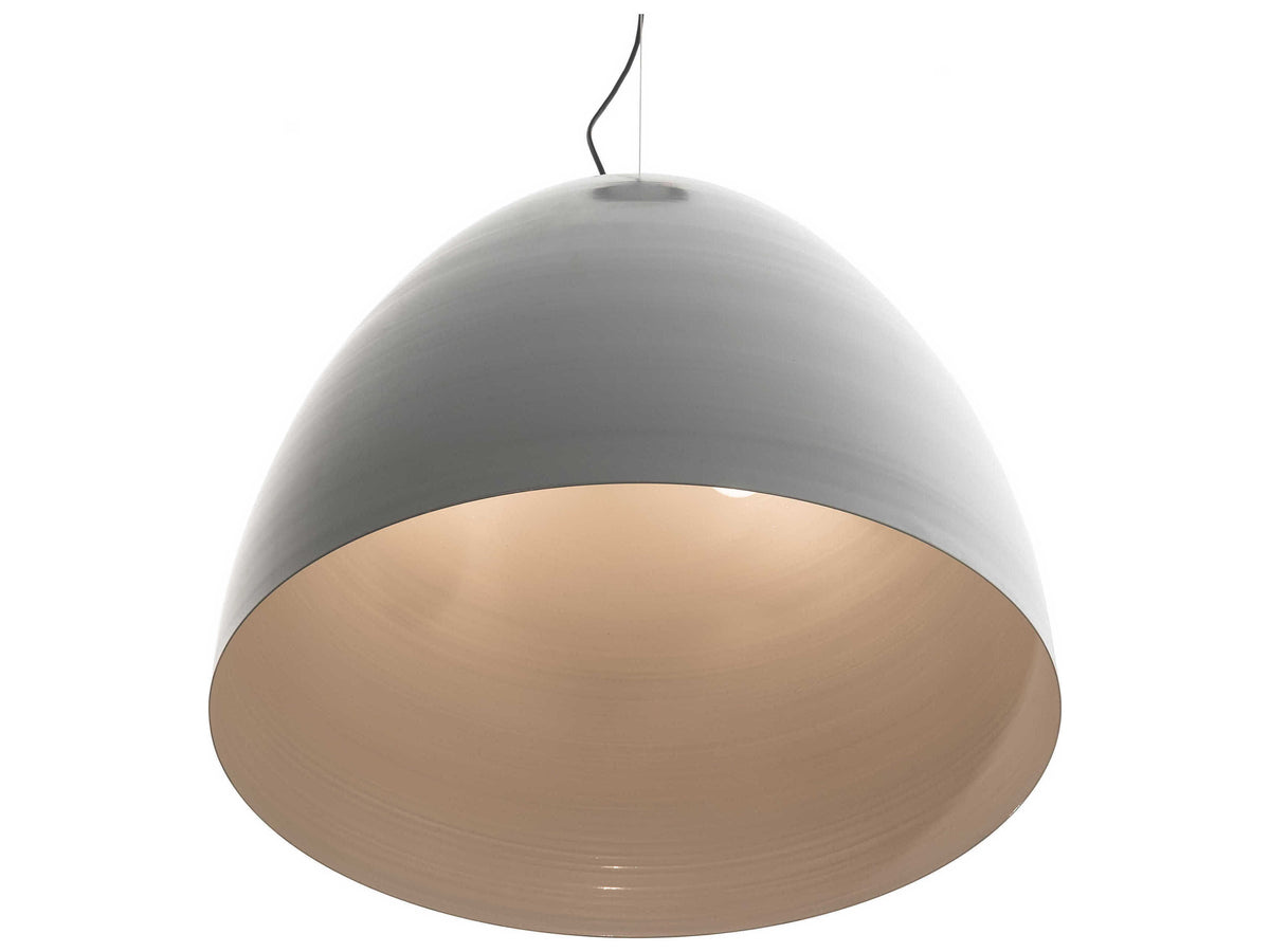 Meyda Gravity 3-Light Grey LED Bell Pendant