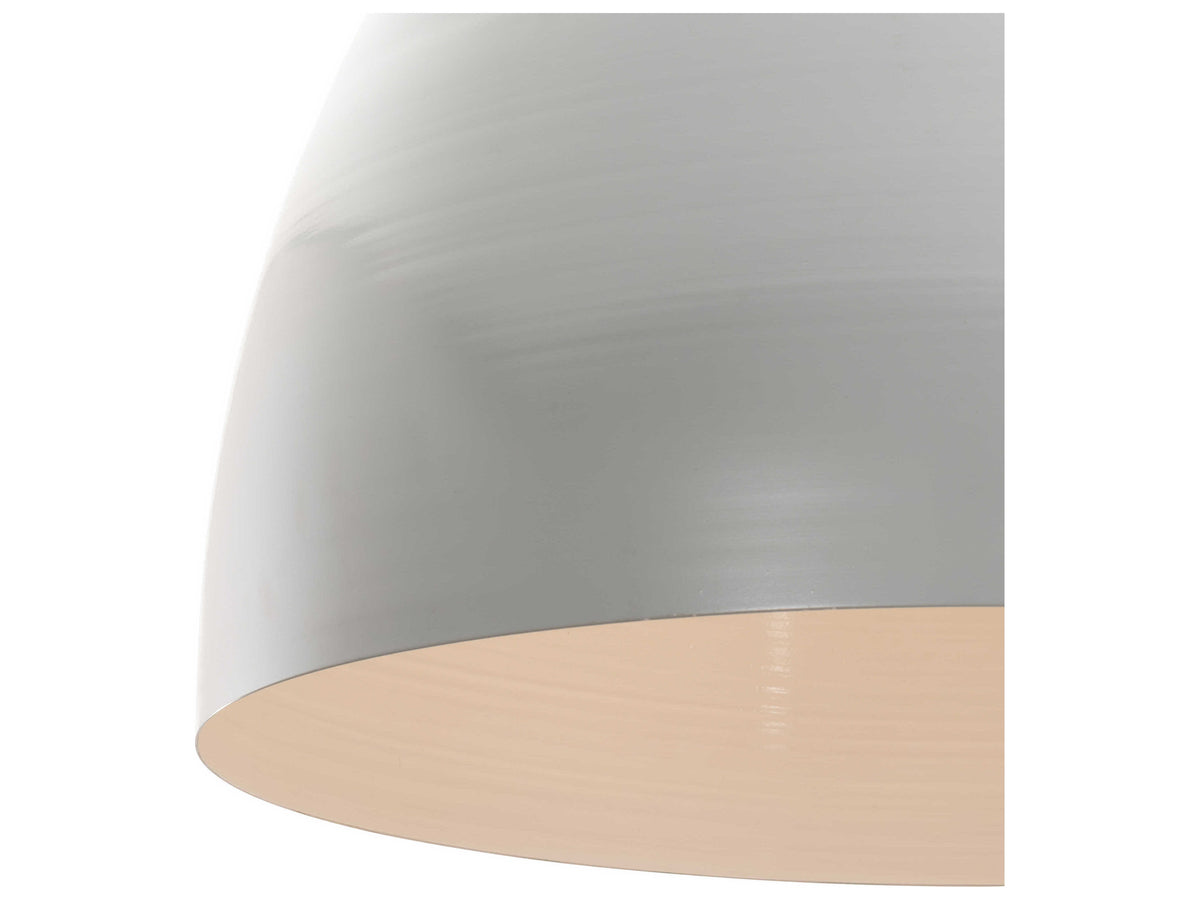 Meyda Gravity 3-Light Grey LED Bell Pendant