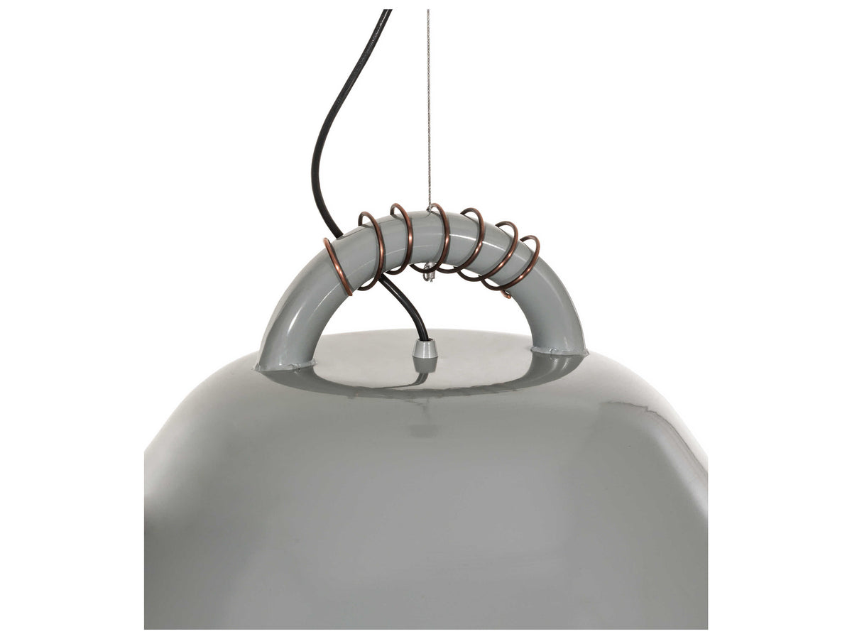 Meyda Gravity 3-Light Grey LED Bell Pendant