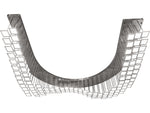 Meyda Kossar White Grey LED Pendant