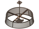 Meyda Cilindro 4-Light Bronze Drum Pendant