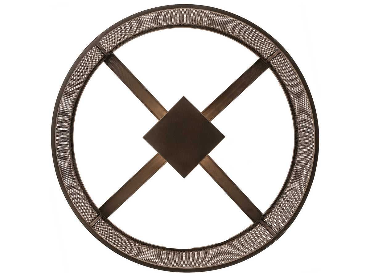 Meyda Cilindro 4-Light Bronze Drum Pendant