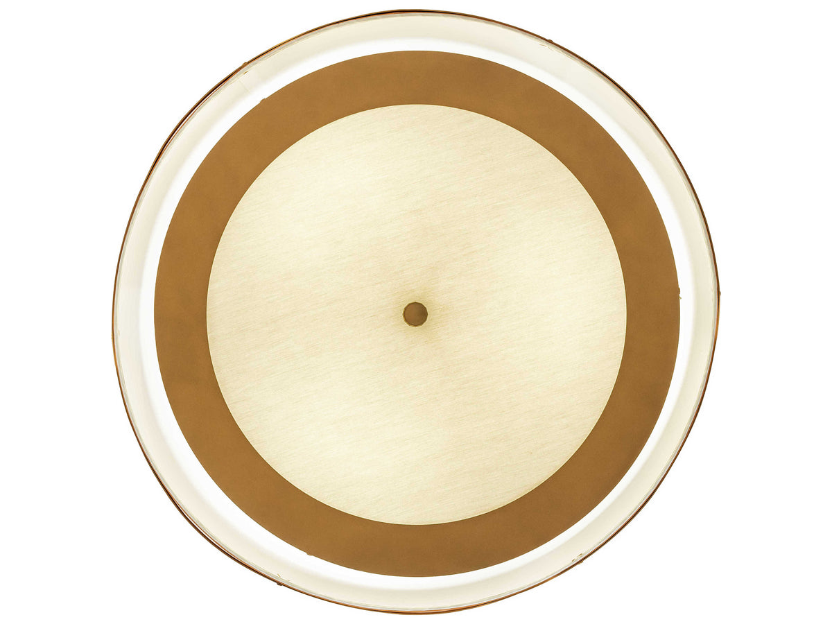 Meyda Cilindro 6-Light Amber White Gold Brown Drum Pendant