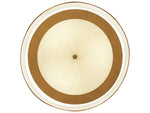 Meyda Cilindro 6-Light Amber White Gold Brown Drum Pendant