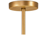 Meyda Cilindro 6-Light Amber White Gold Brown Drum Pendant