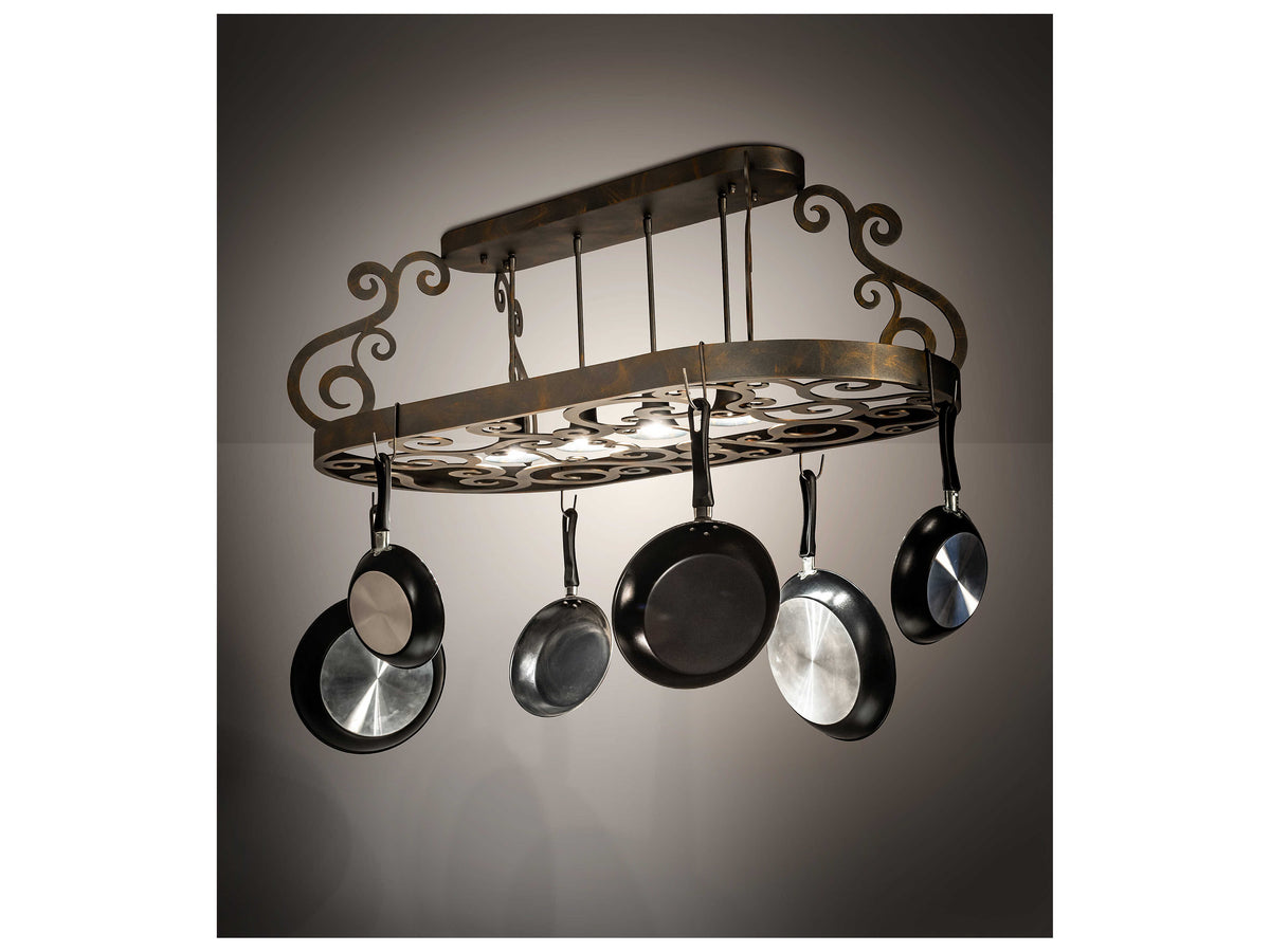 Meyda Neo 4-Light Bronze Brown Island Pendant