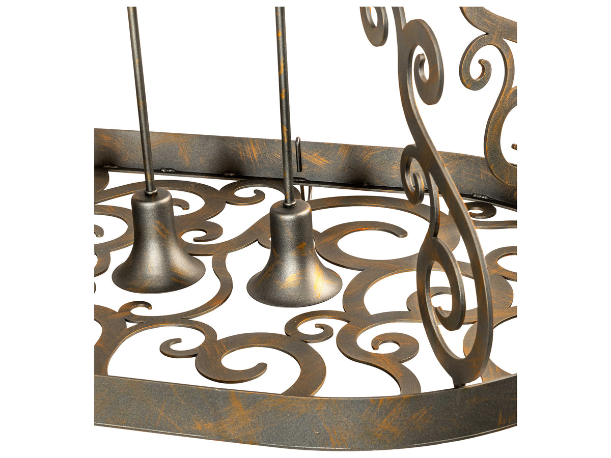Meyda Neo 4-Light Bronze Brown Island Pendant