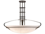 Meyda Sadie 6-Light Bronze White Bowl Pendant