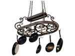 Meyda Neo 2-Light Rust Copper Island Pendant