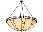 Meyda 8-Light Wrought Iron Black Bowl Pendant