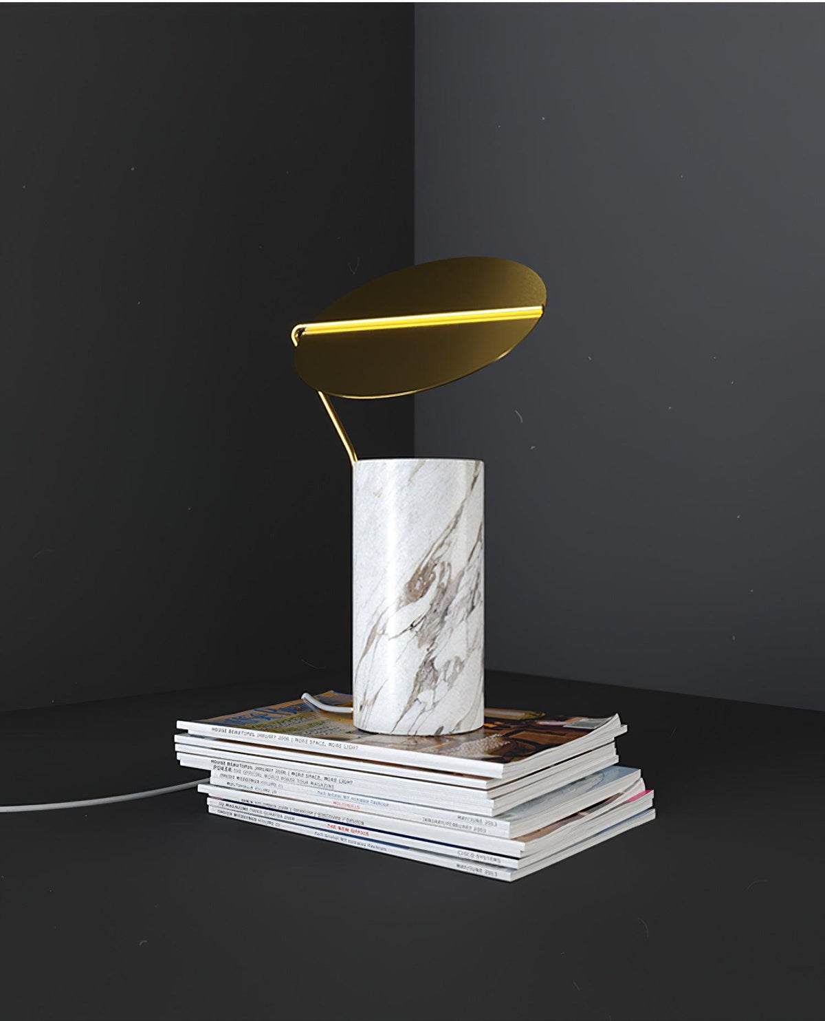 Marble Coffee Table Lamp