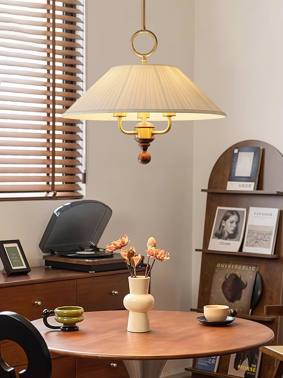 Marcellia Pleated Pendant Light
