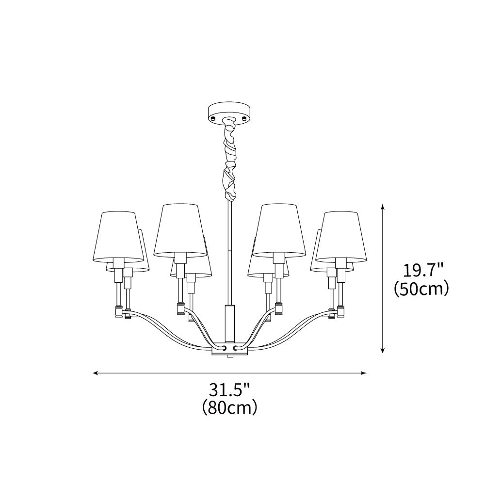Meridian Century Chandelier