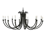 Meyda Lighting Oak Bough 80 Inch 12 Light Chandelier Cp10066