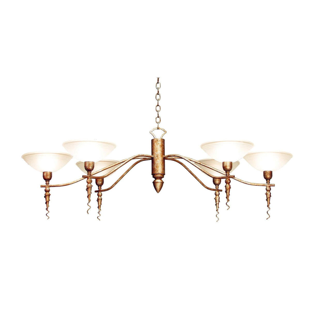 Meyda Lighting Blanca 60 Inch 6 Light Chandelier Cp744112