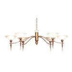 Meyda Lighting Blanca 60 Inch 6 Light Chandelier Cp744112