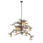 Meyda Lighting Pine Branch 48 Inch 12 Light Led Chandelier Cp779796
