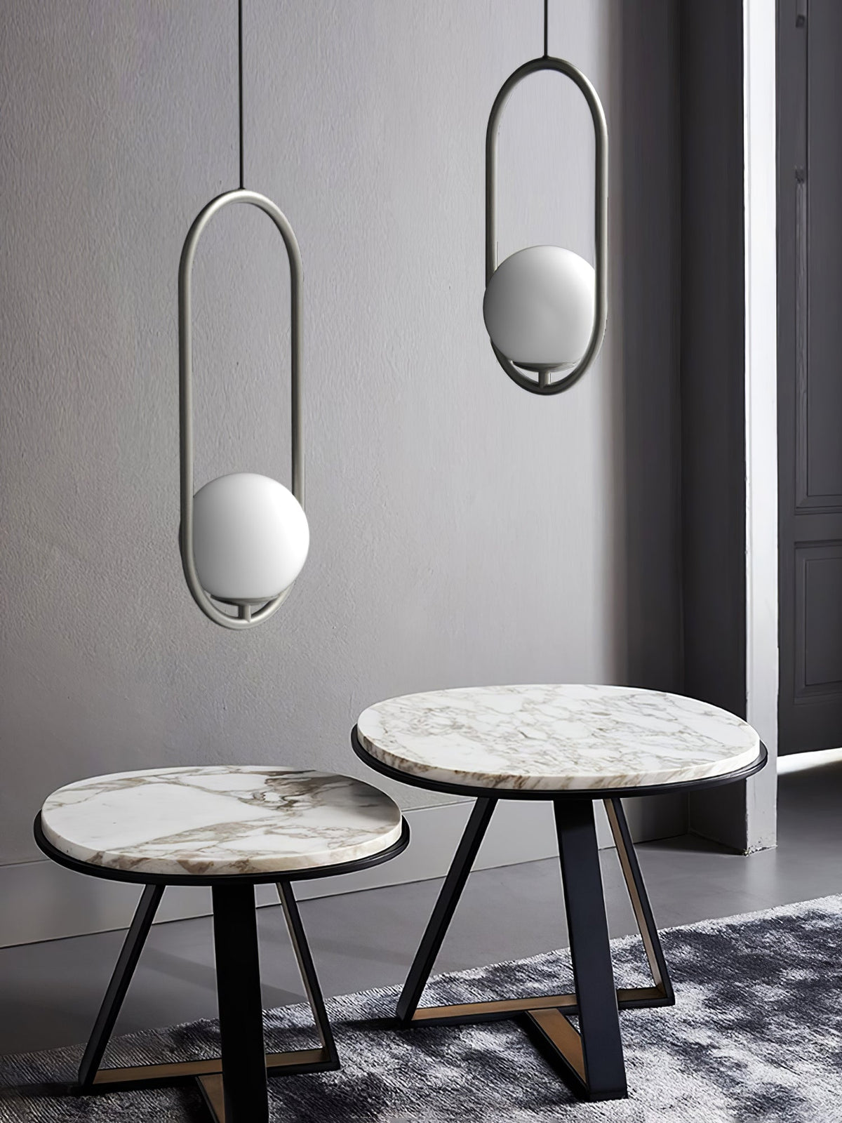 Mila Brass Pendant Swag Light