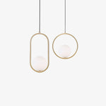 Mila Brass Pendant Swag Light